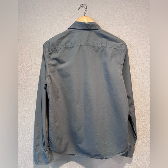 Save Khaki United SKU Button Up Shirt Men Small  Poplin Cotton Long Sleeve $160 - Picture 3 of 8